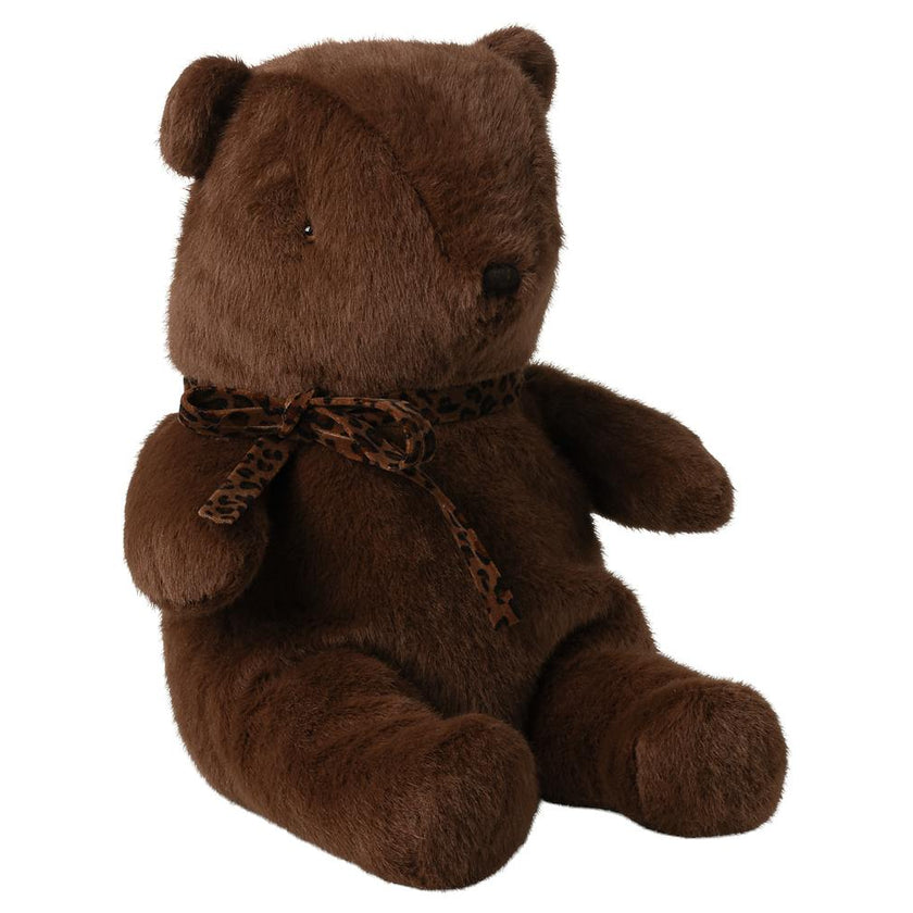 Teddy bear plush, Medium - Dark chocolate