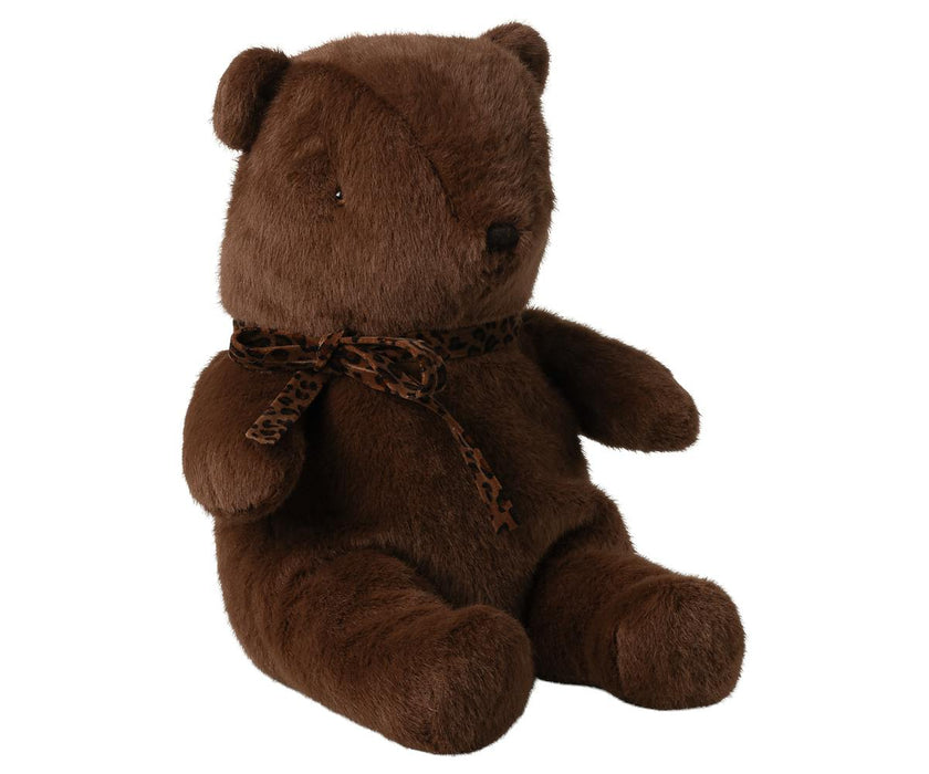 Teddy bear plush, Medium - Dark chocolate