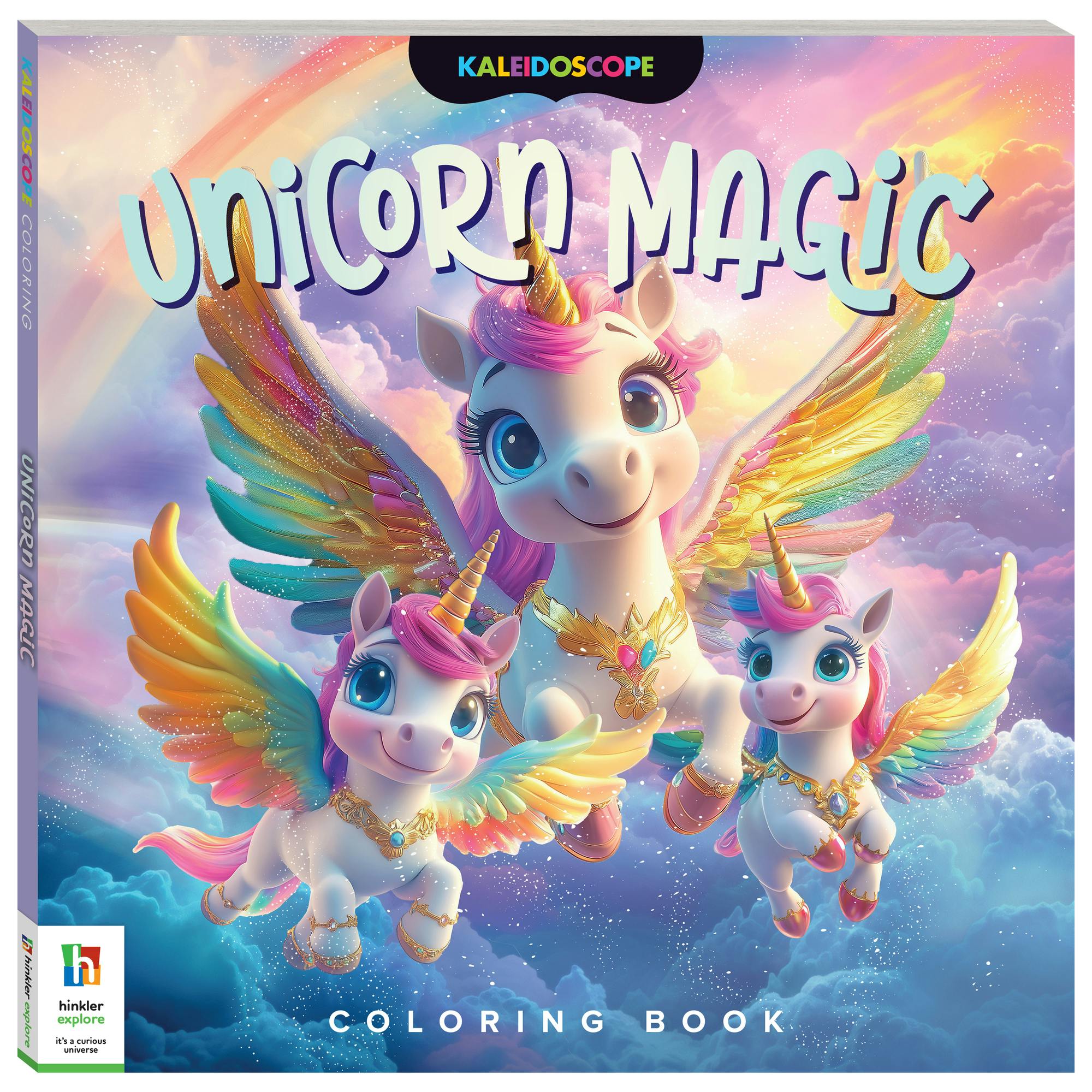 Kaleidoscope: Coloring Book - Unicorn Magic
