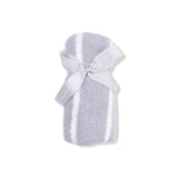 Chenille - Grey & Ivory Stripe Stoller Blanket
