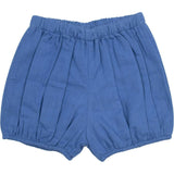 Blue Linen Diaper Cover