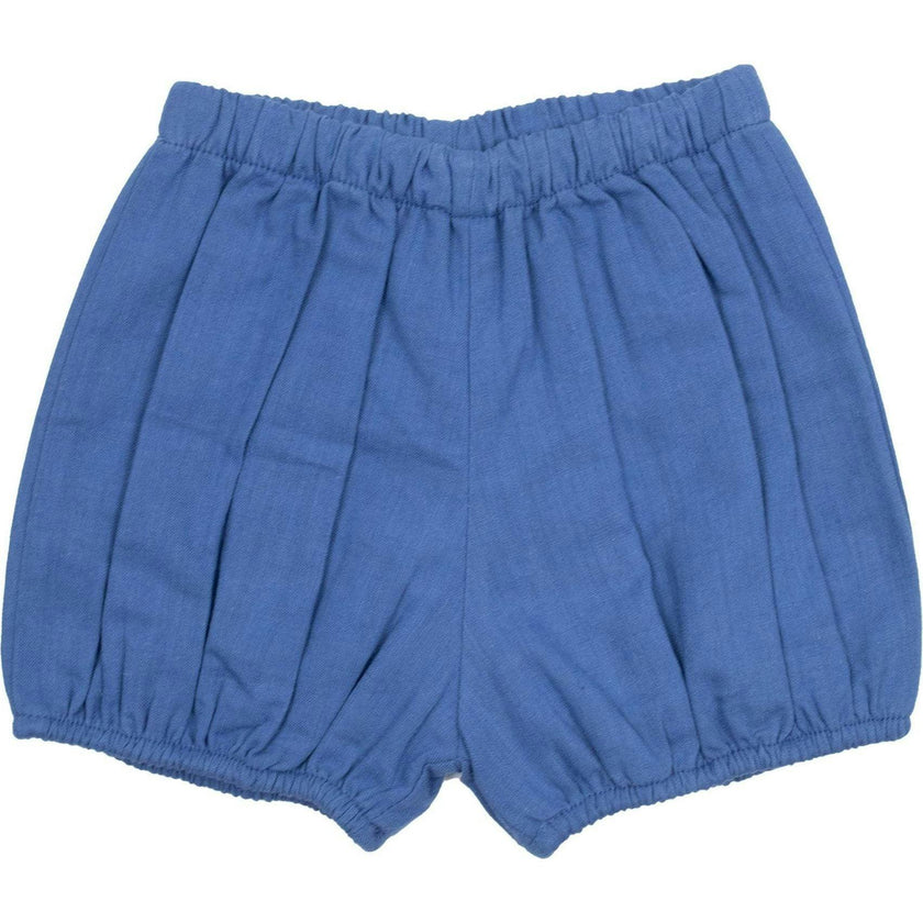 Blue Linen Diaper Cover