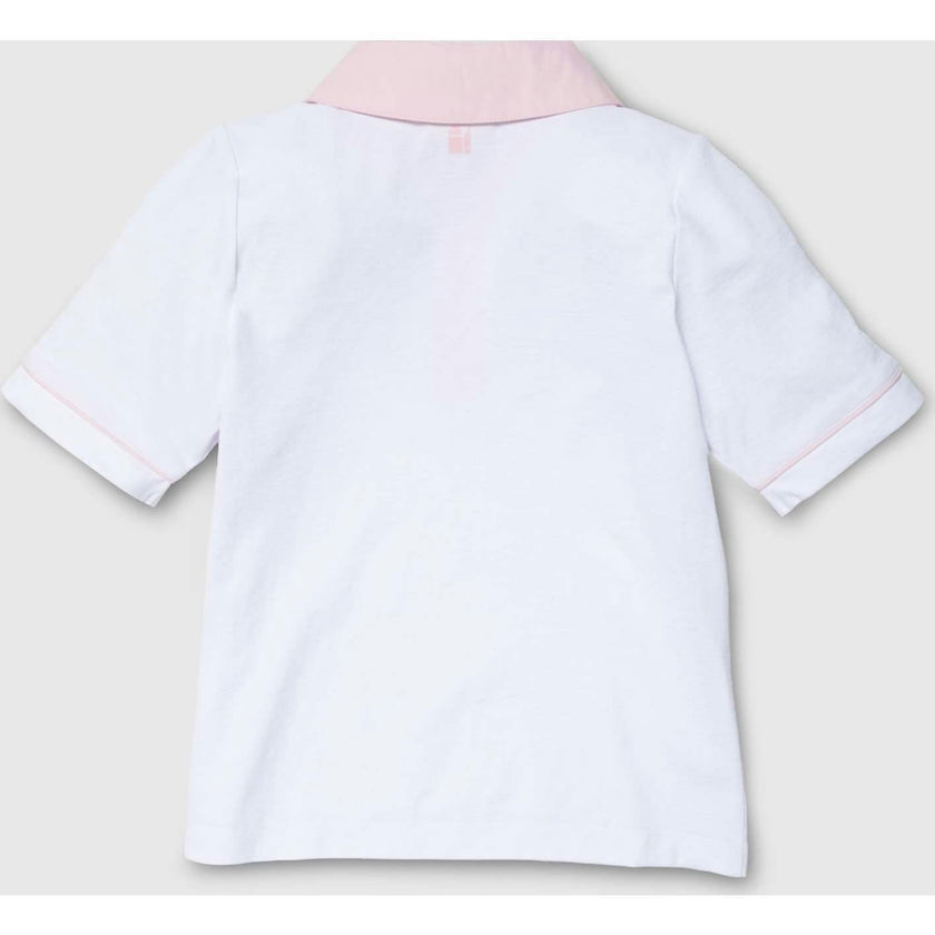Tech Play Polo in Pink Trim