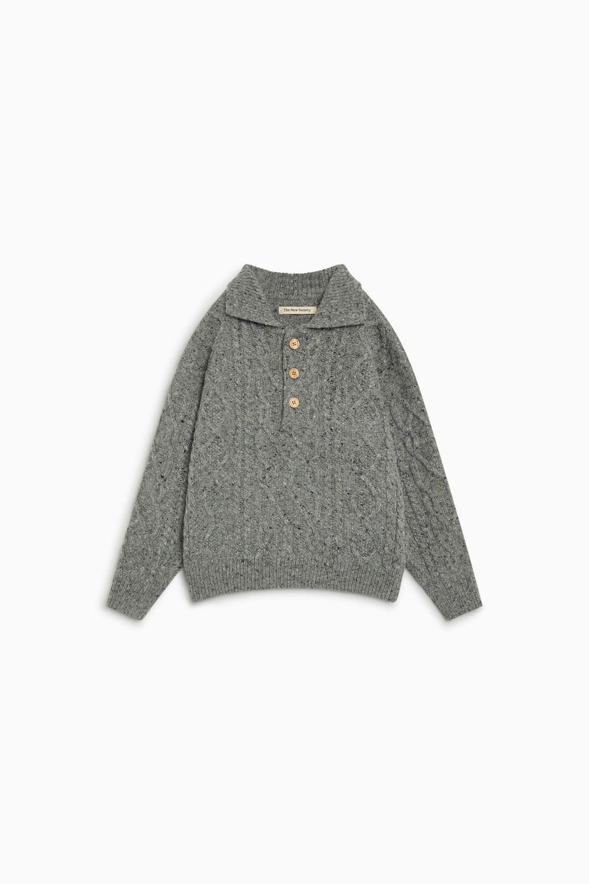 Solin Polo Mid Grey Melange