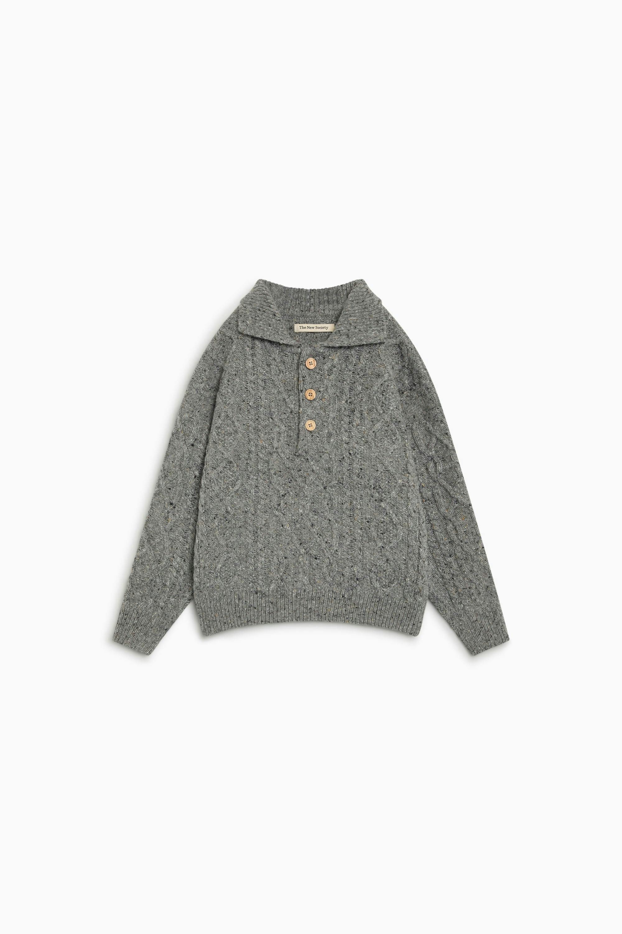 Solin Polo Mid Grey Melange