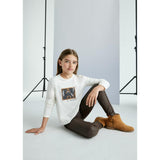 Girl Faux Leather Leggings