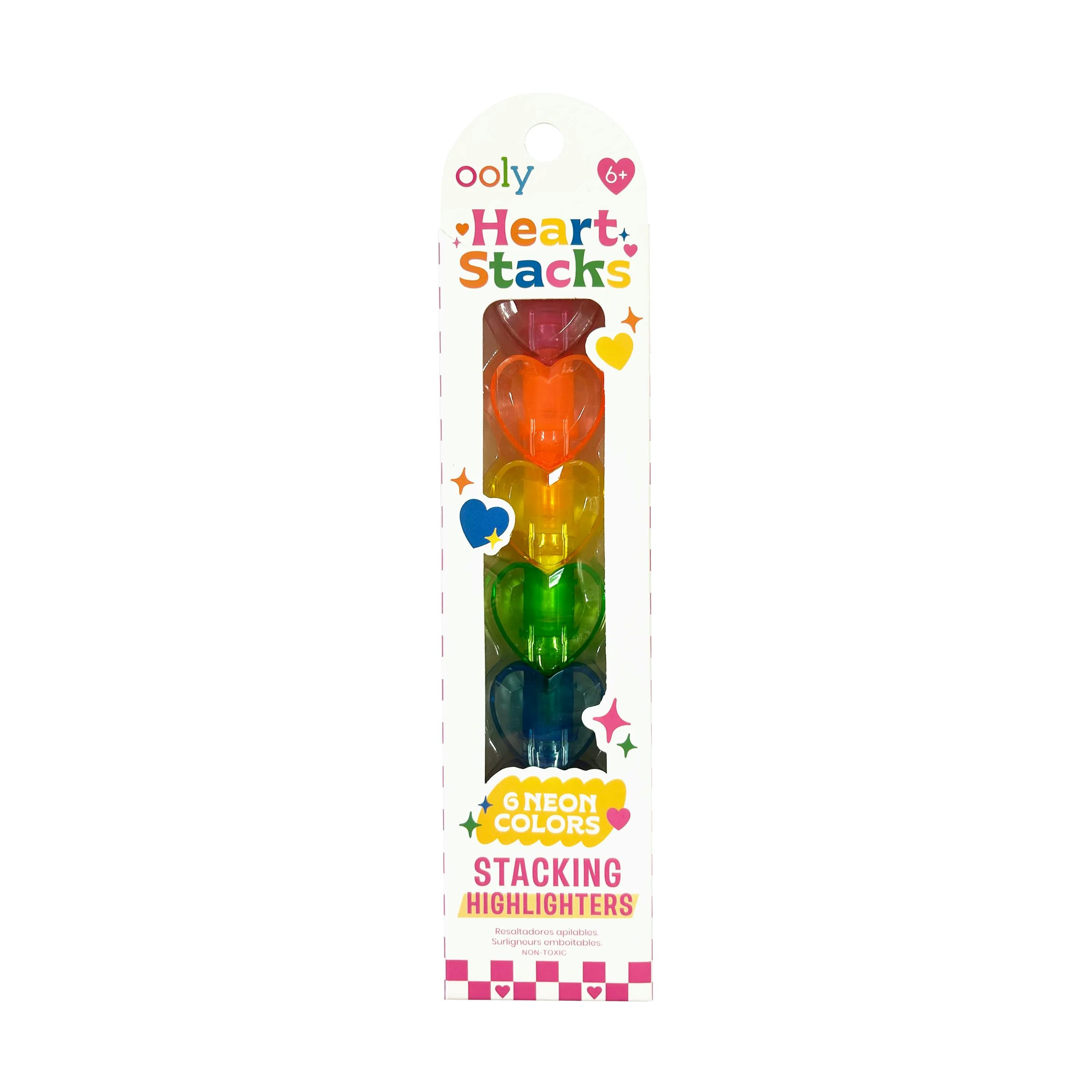 Heart Stacks Stacking Highlighters - 6 Color