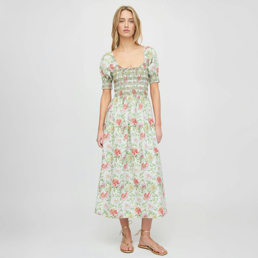 The Madeline Nap Dress - Peony Chintz
