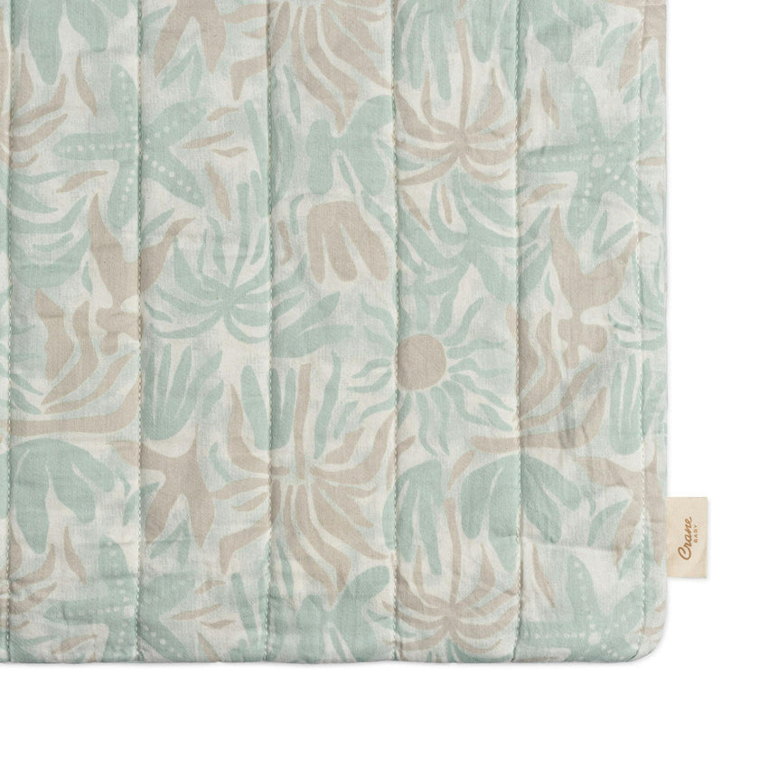 Cove Beach Life Cotton Quilted Change Pad Cover