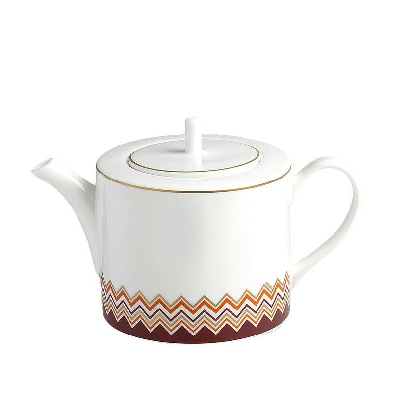 Tea Pot Or Coffee Pot Iconic  Multicolor Diam. 4.75"