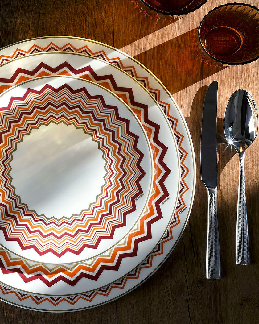 Table Forks ZIG ZAG Set of 6  Steel L 8"