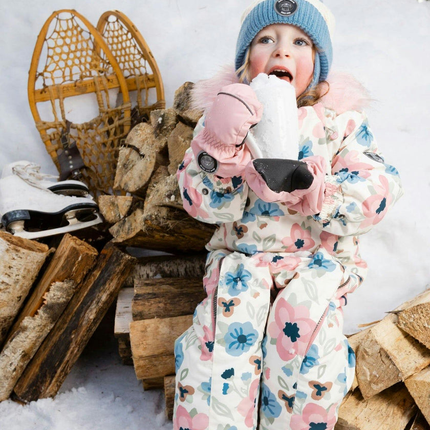 Winter Mittens Play Dusty Pink