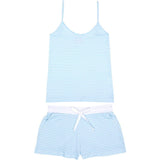 Women's Stripe Jersey Camisole Set