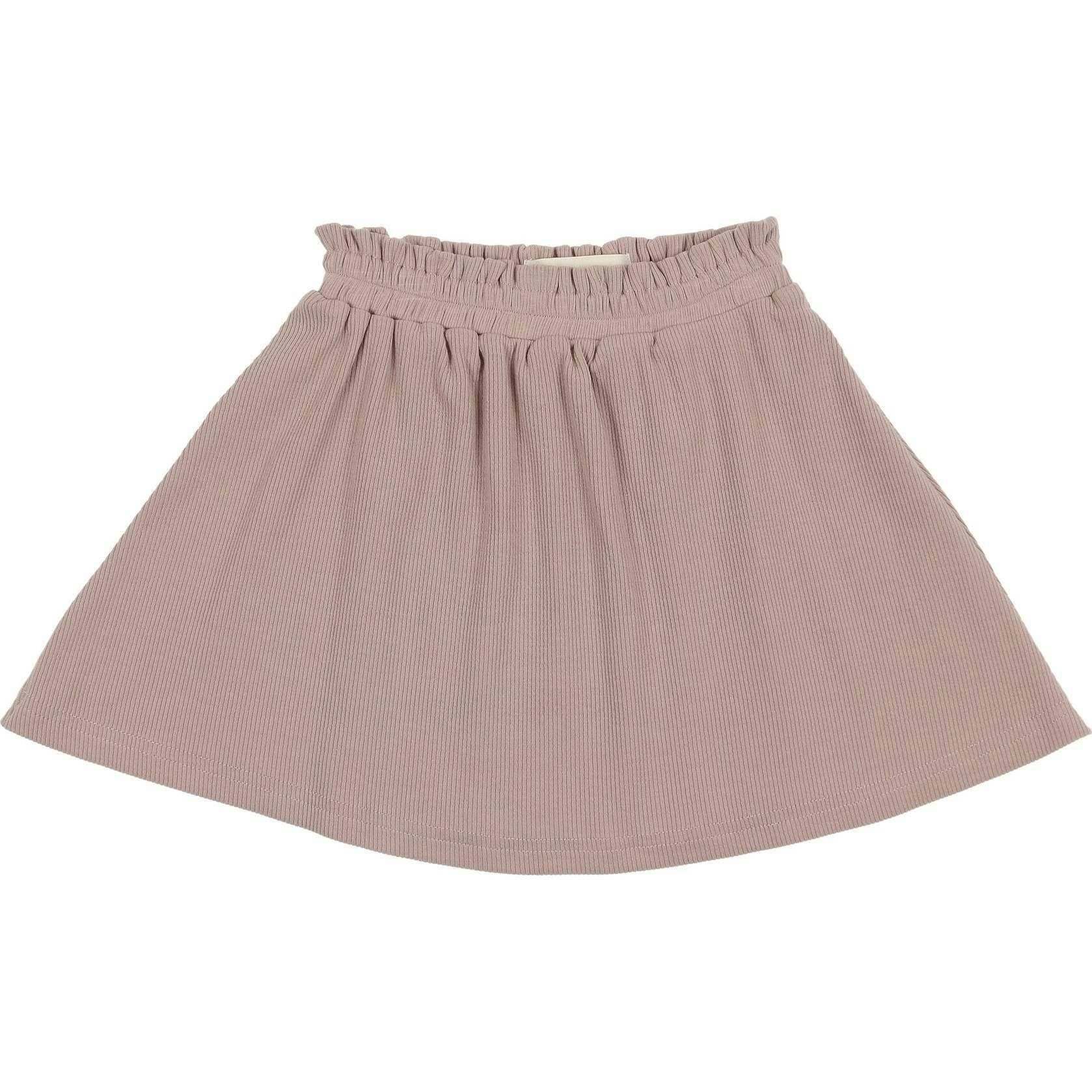 Floral Ribbed Skirt