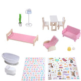 Dreamland 3 Side Open Farmhouse Doll House