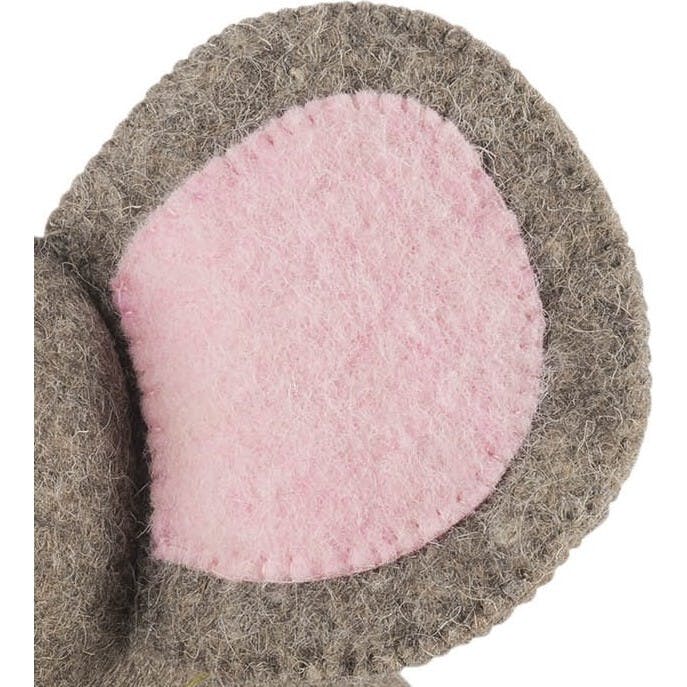 Pink Elephant Door Stop Hand Felted Wool