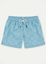Sky Blue Bandana Boys' Swim Shorts