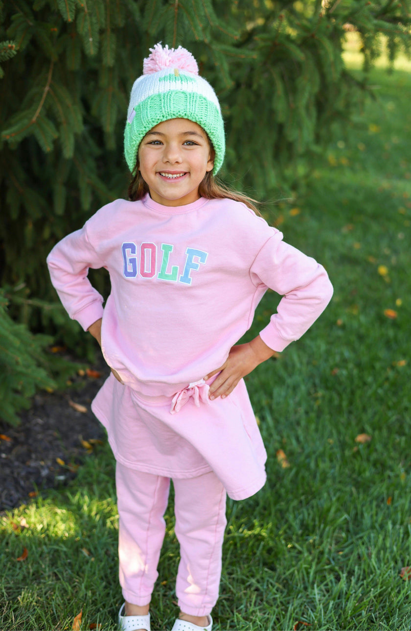 Golf Sweatshirt, Pink