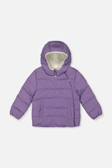 Winter Jacket Adapted For Car Seats Violet