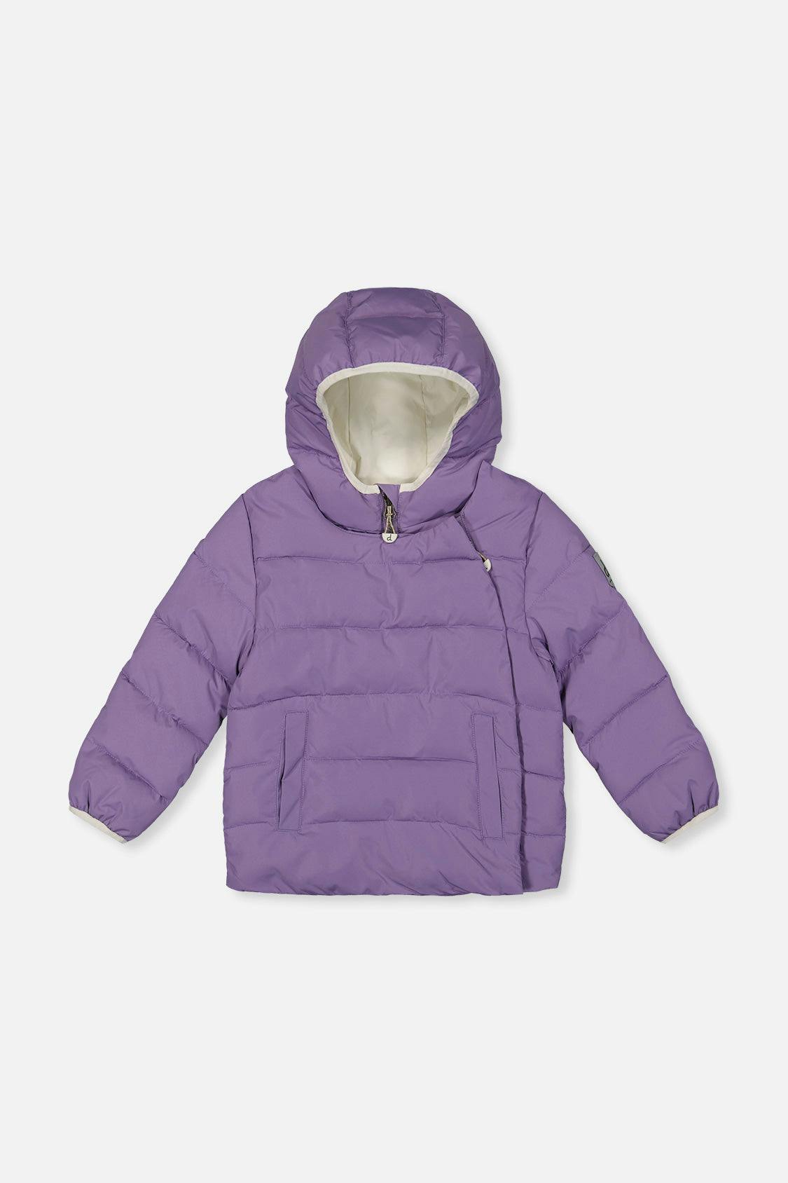 Winter Jacket Adapted For Car Seats Violet