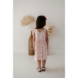 Henley Tank Dress Summer Polka Dots