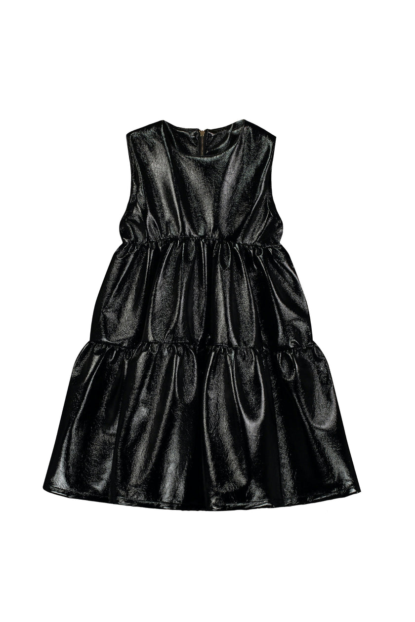 Electra Apron Dress Black