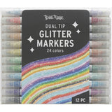 Brea Reese: Dual Tip Markers - Glitter 12ct