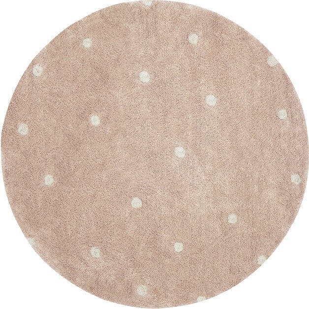 Round Washable Round Dot Rug