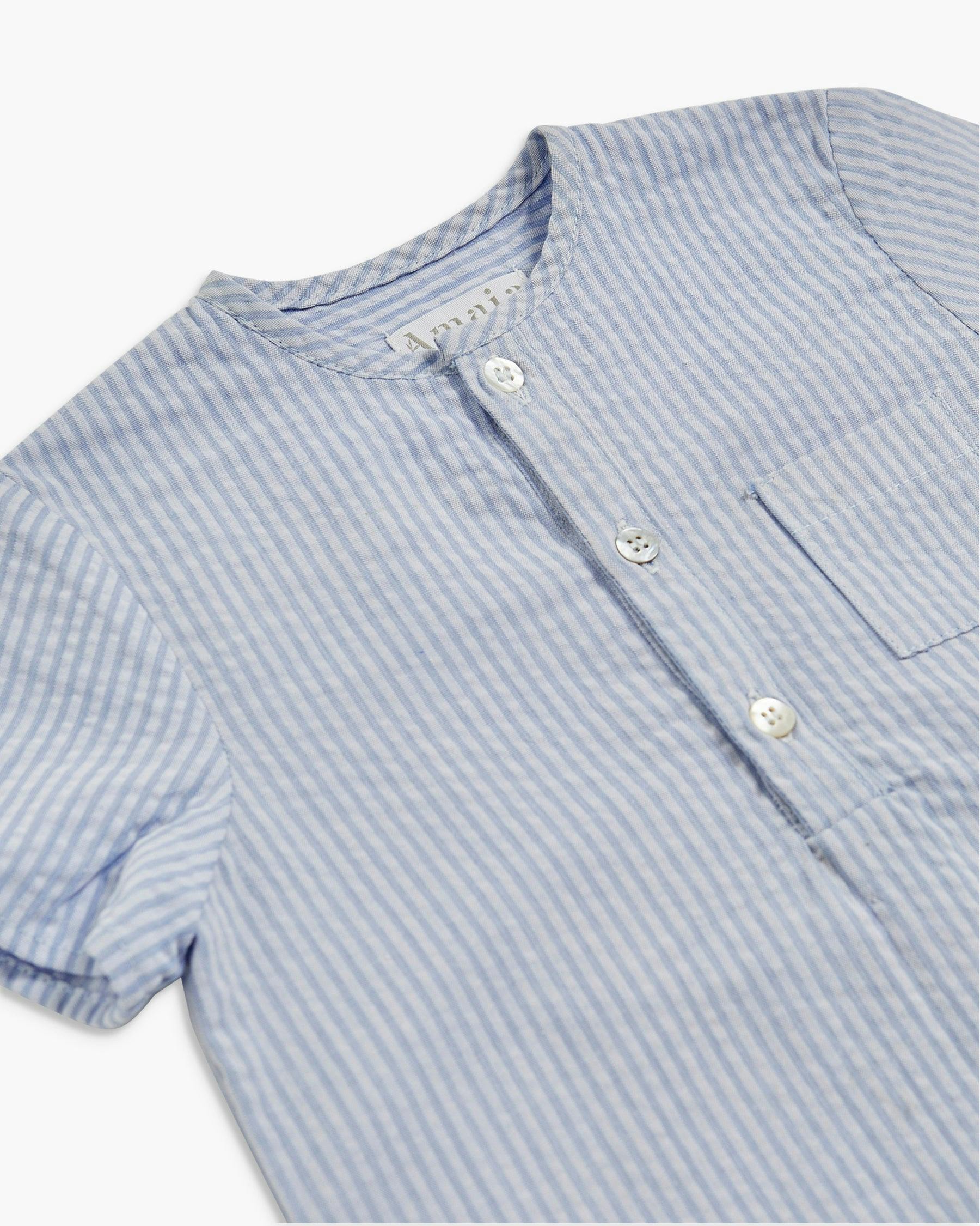 Victor Shirt Dusty Blue
