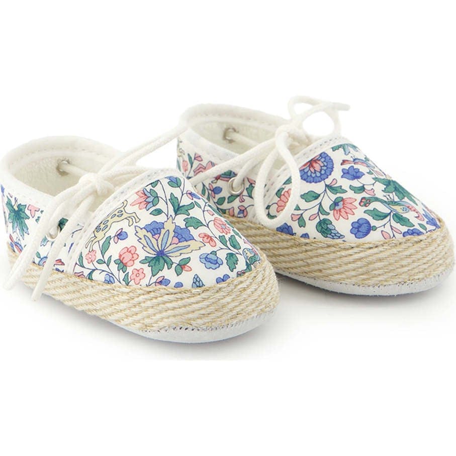 TARTINE ET CHOCOLAT Liberty Baby Espadrilles - Blue Fleur