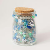 Sail Clear Alphabet Bead DIY Stretch Bracelet Kit with Sailboat Charm