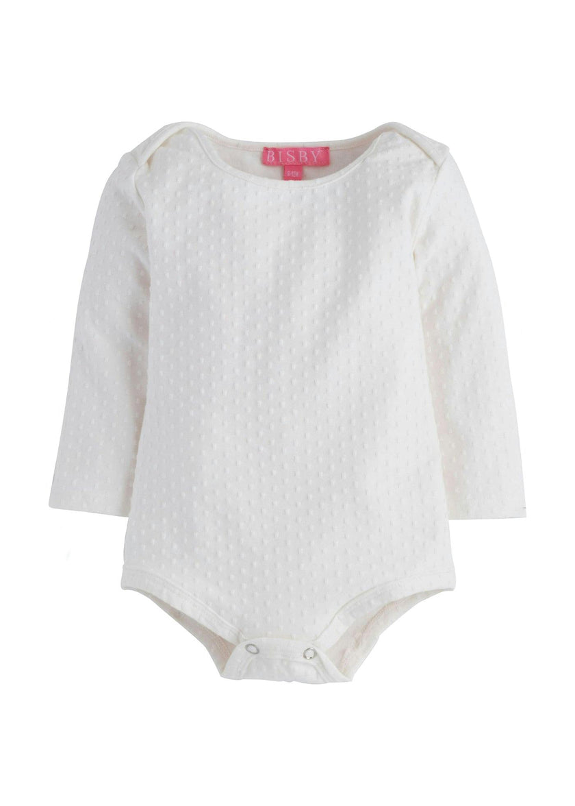 Essential Onesie - Snow Pointelle