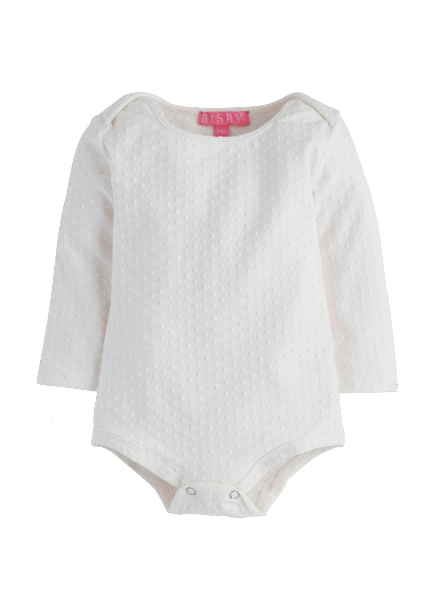 Essential Onesie - Snow Pointelle