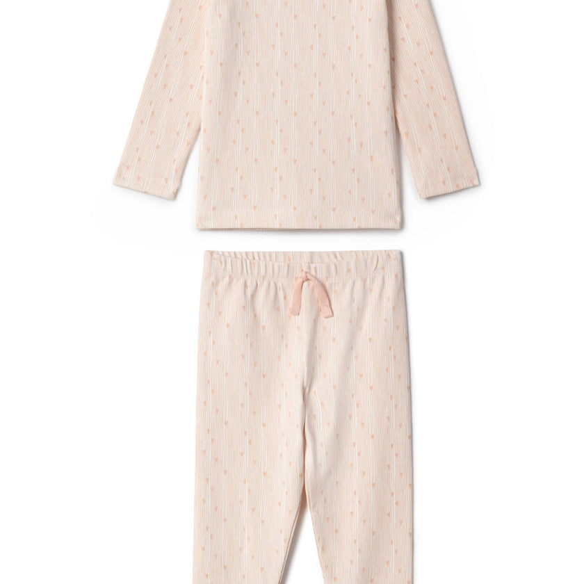 Line Print Set Powder/Rosette