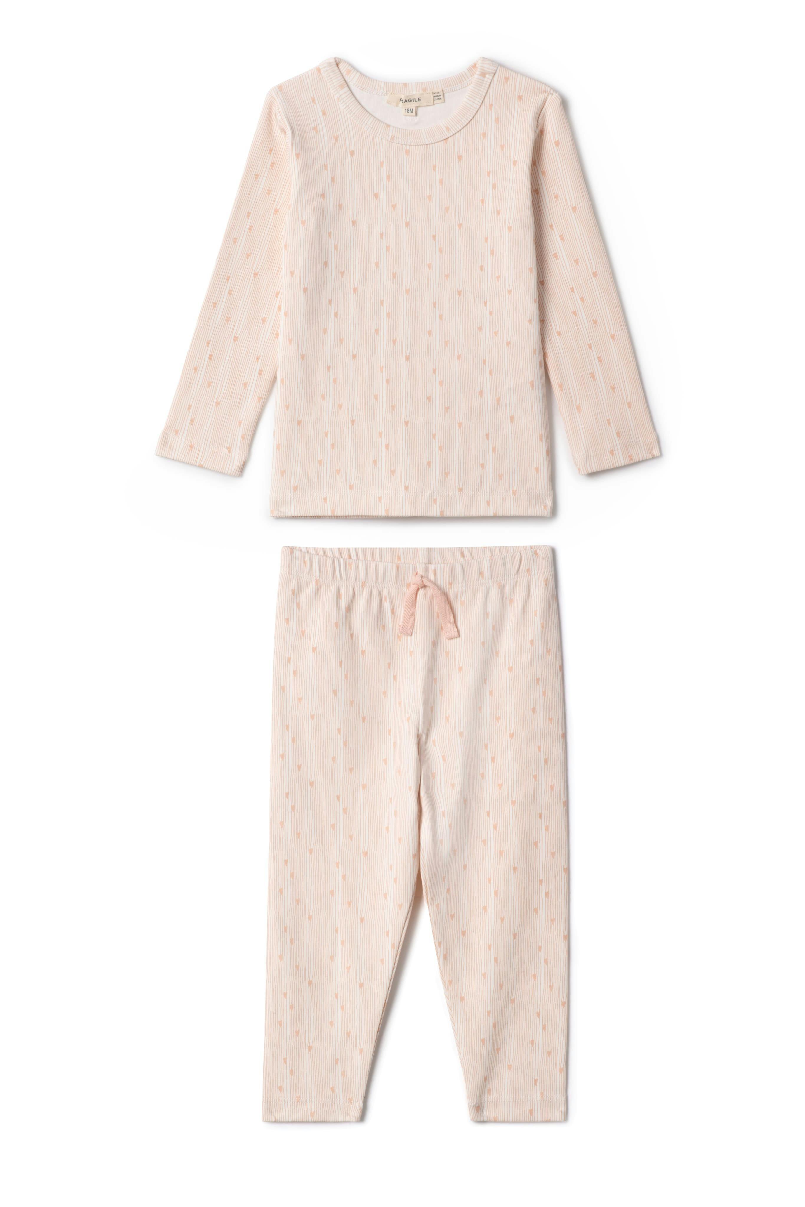Line Print Set Powder/Rosette