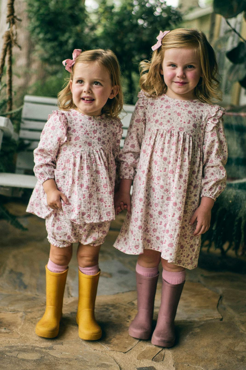 Kate Baby Set in Blushing Blooms