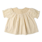 Organic Smocked Top & Shorts Set - Butter Yellow