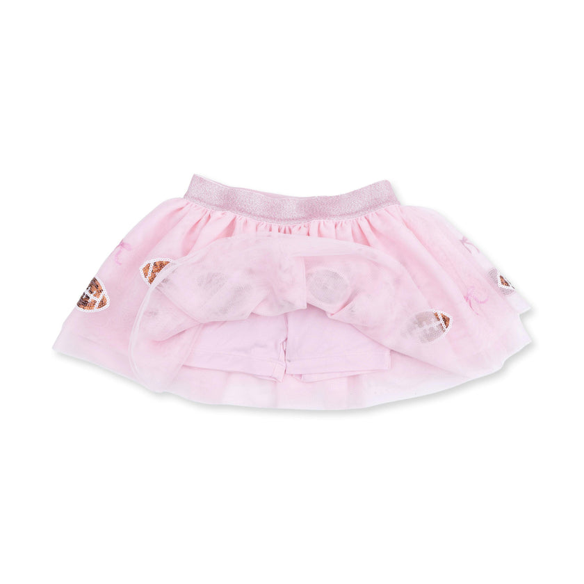 Football Helmets Pink - Tutu Skirt with Bike Shorts