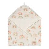 Parker Rainbow Hooded Baby Bath Towel
