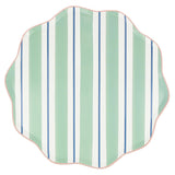 Preppy Stripe Dinner Plates