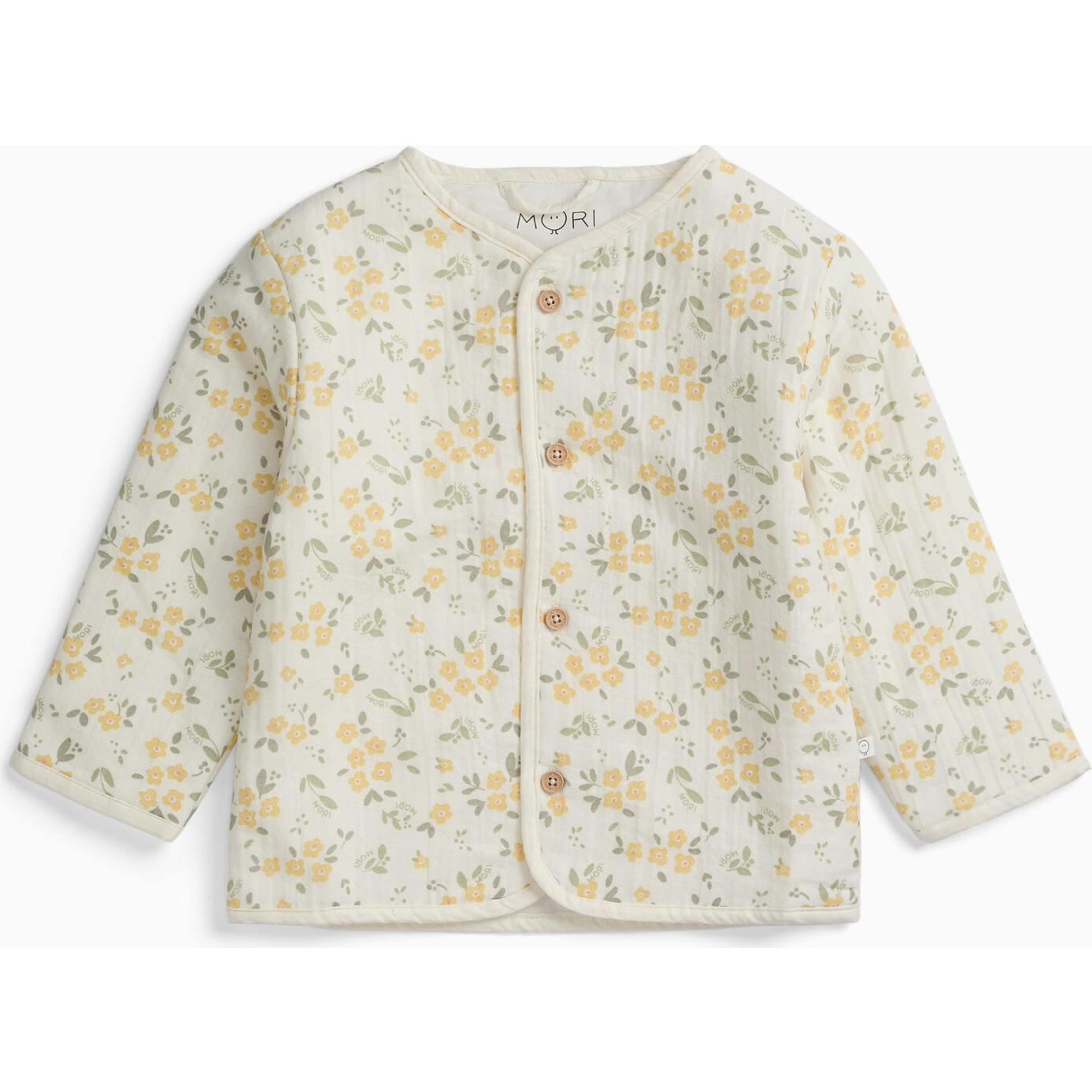 Floral Muslin Padded Jacket