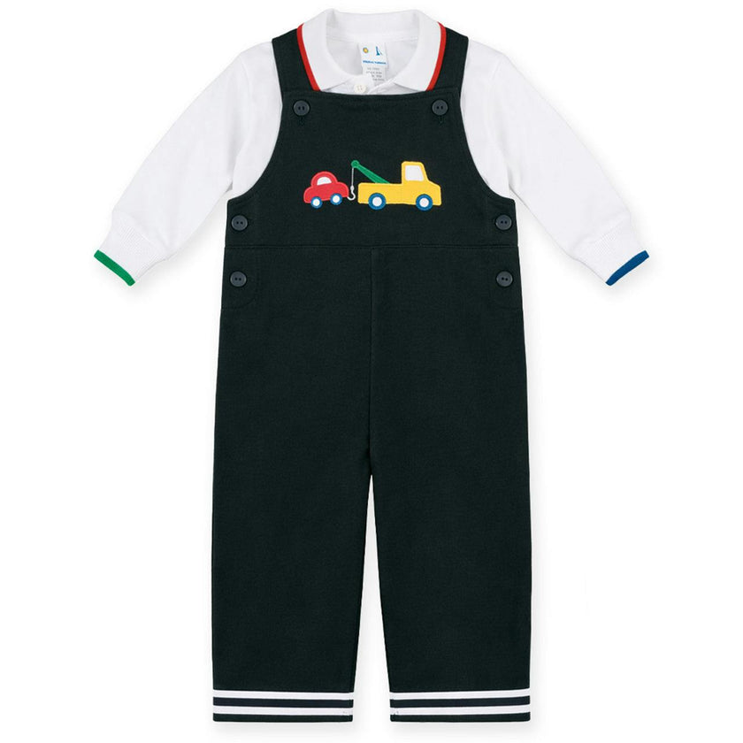 French Terry Knit Longall with Tow Truck