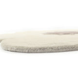 Hand-Tufted Wool Velvet Flower Rug
