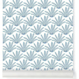 Papier peint MARACAS coloris Bleu compostelle