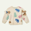 Recycled Cotton Autumn Ruffle Sweatshirt