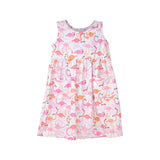 UPF 50+ Dahlia Sleeveless Tee Dress w/ Pockets