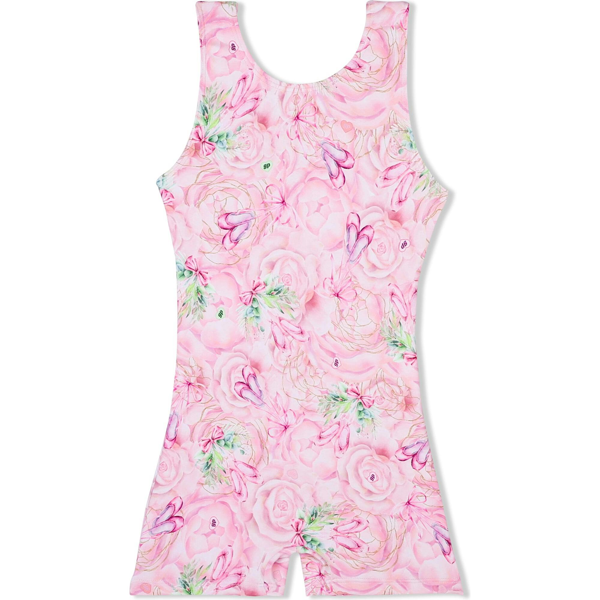 Ballet Bows Biketard, Pink