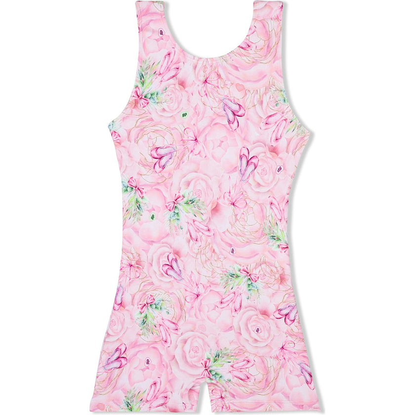 Ballet Bows Biketard, Pink