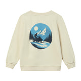 JESTER Cream Skidoo Back Print Sweatshirt