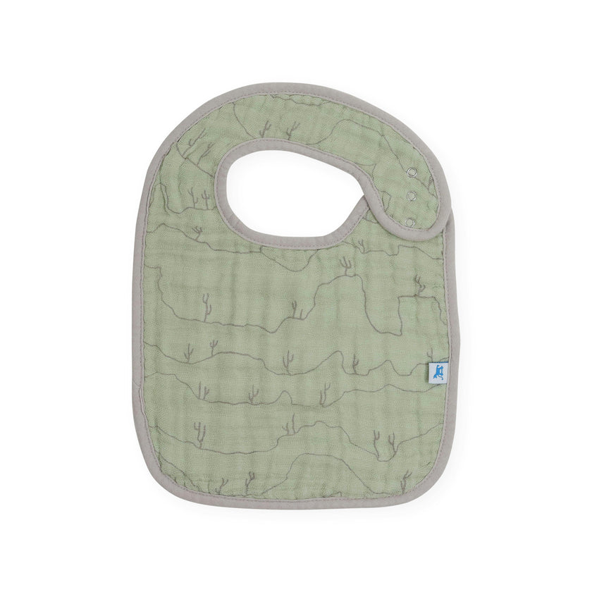 Cotton Muslin Classic Bib 3 Pack - Adobe Checker